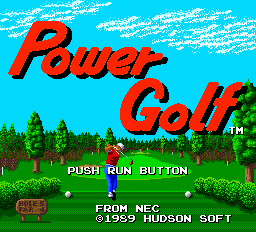 Power Golf screenshot 3 for PC Engine